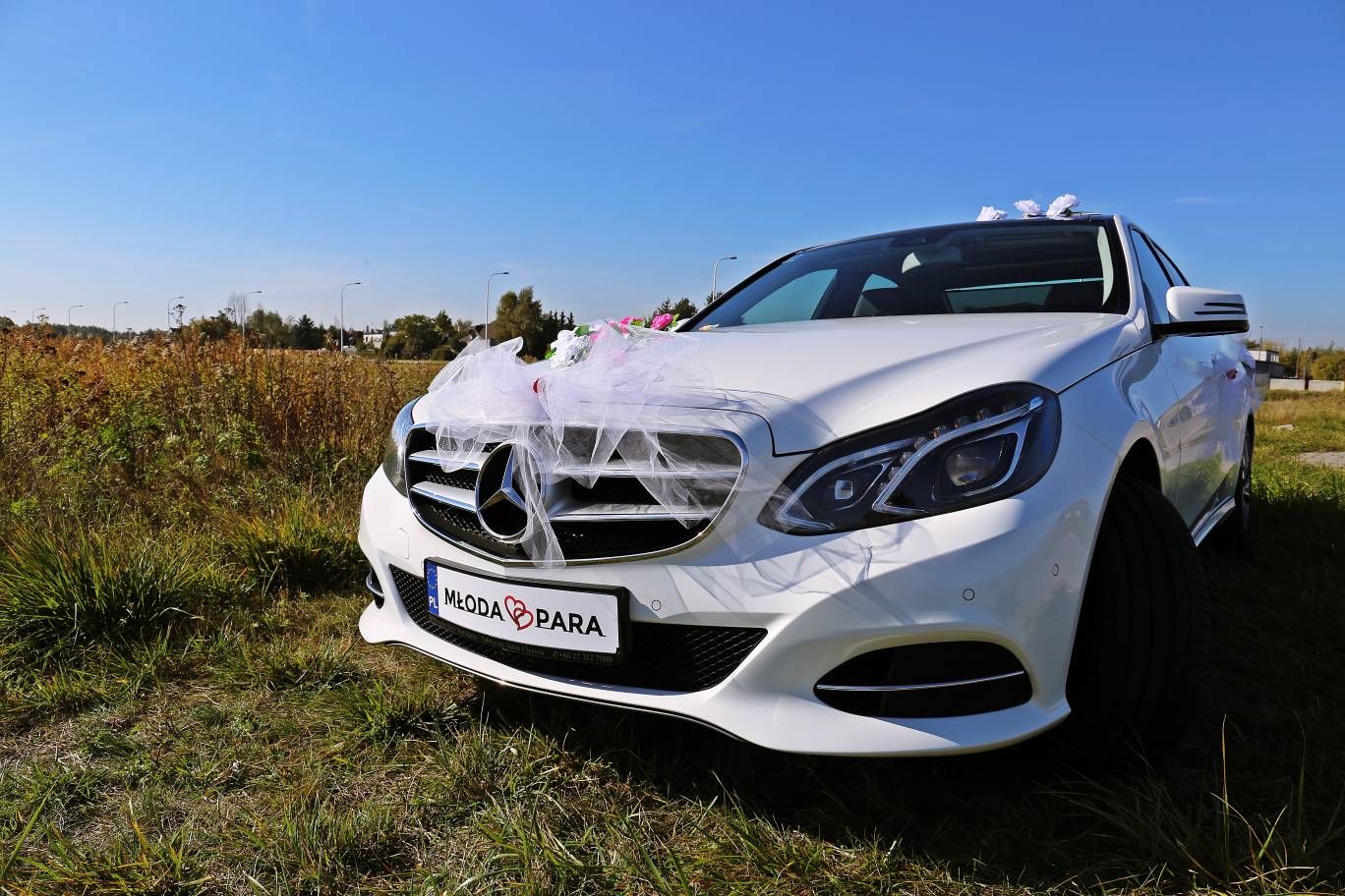 MercedesBenz EKlasa Auto do ślubu, na wesele, samochód