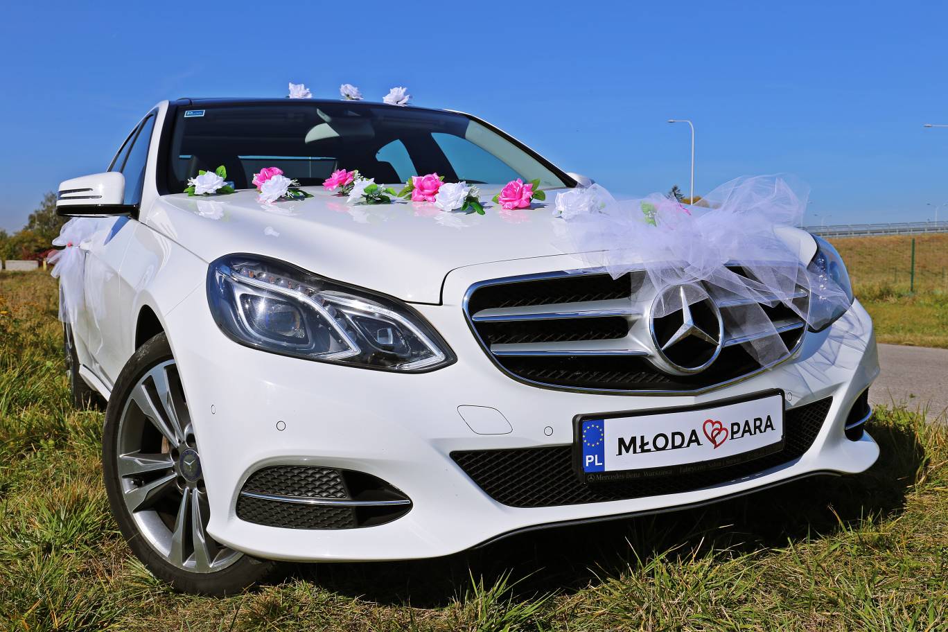 MercedesBenz EKlasa Auto do ślubu, na wesele, samochód
