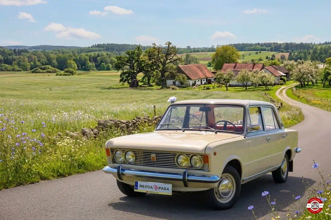 Fiat 125p wynajem do ślubu Warszawa